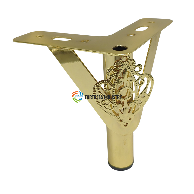 Factory Low Price for Household Furniture Using Metal Sofa Legs for Decorative Gold Furniture Legs