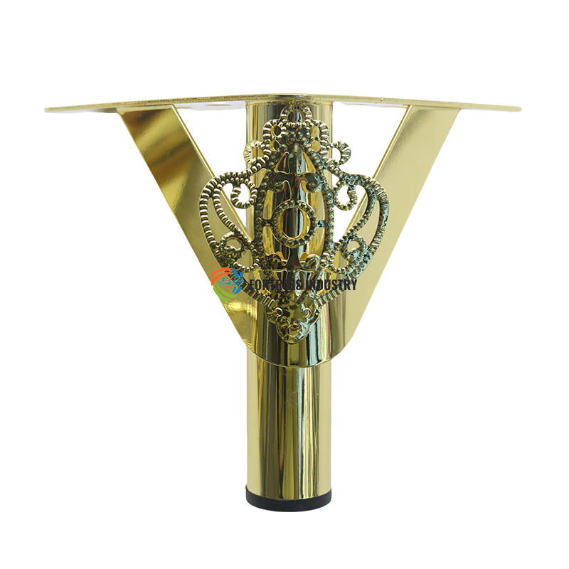Sofa Furniture Parts TV Cabinet Table Feet Iron Cast Golden Sofa Leg for Sale